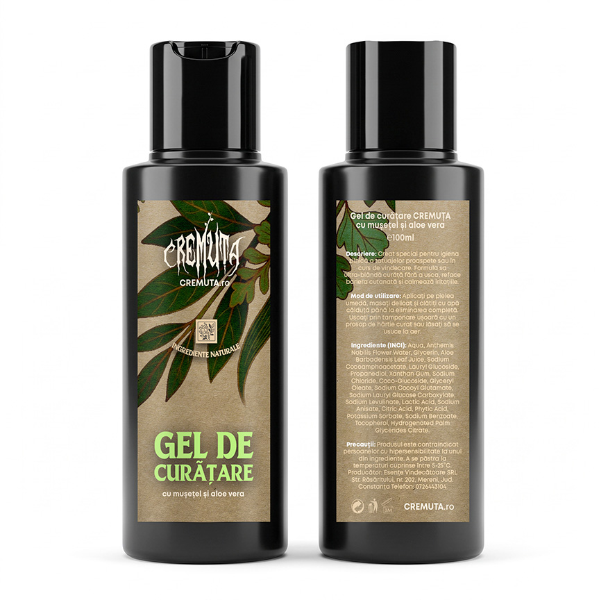 Cremuța - Gel de curățare - 100 ml - imagine 2